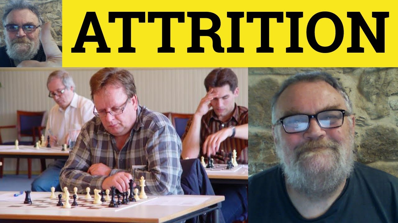 🔵 Attrition Meaning - Attrition Examples - Attrition Defined - Formal Vocabulary - Define Attrition