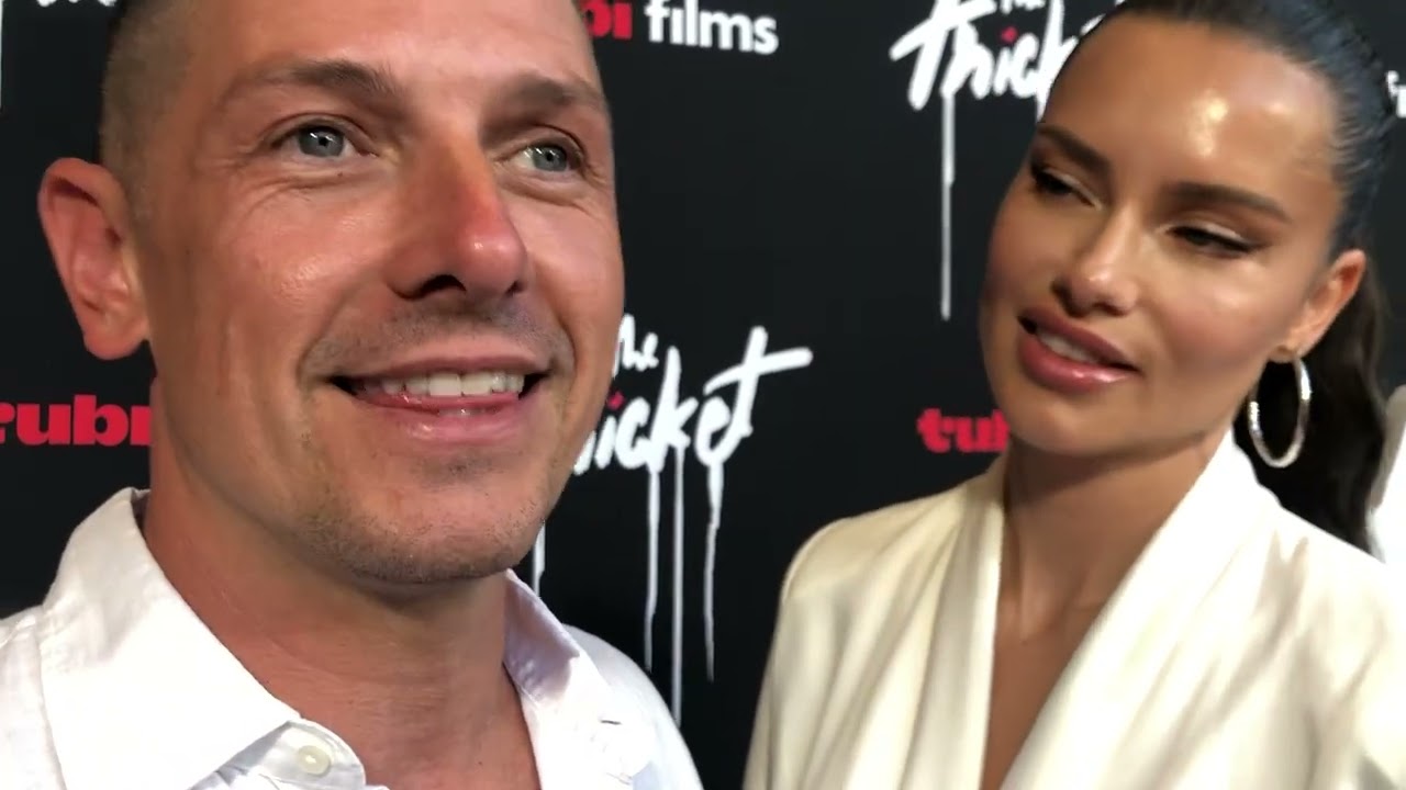 Supermodel Adriana Lima & husband Andre Lemmers (producer) at the Thicket premiere!