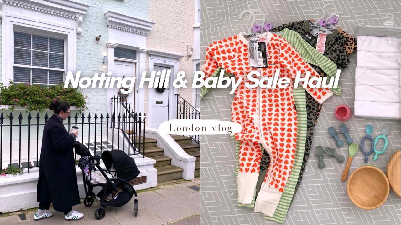 Lunch in Notting Hill, a chilled morning in Barnes & baby sale shopping haul