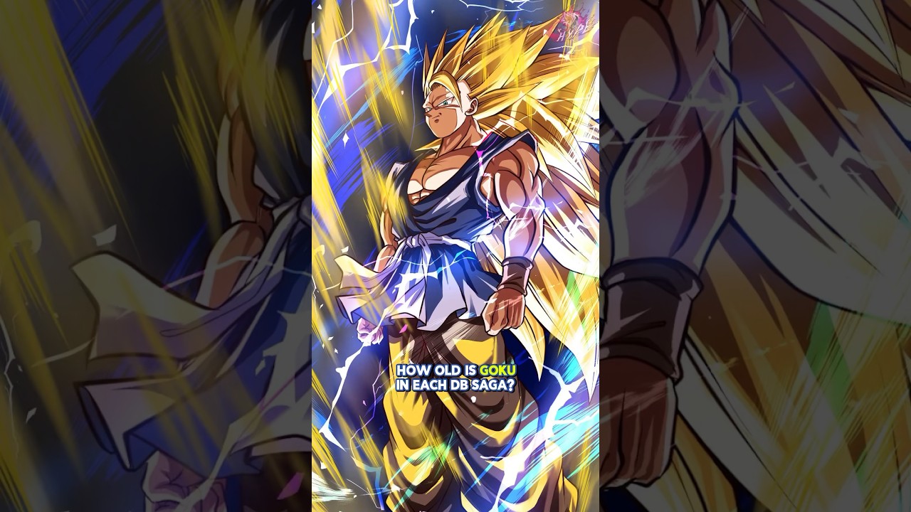 How old is Goku in every Dragon Ball Arc?!