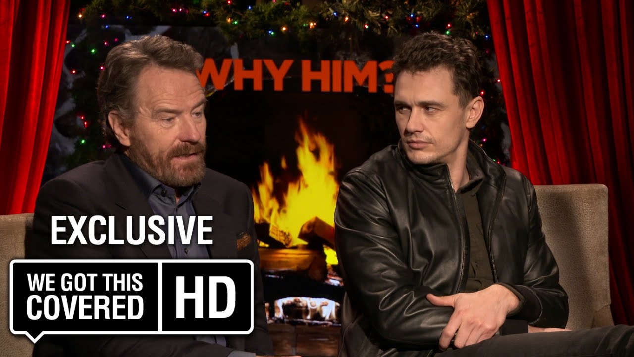 Exclusive Interview: James Franco and Bryan Cranston Talk Why Him? [HD]