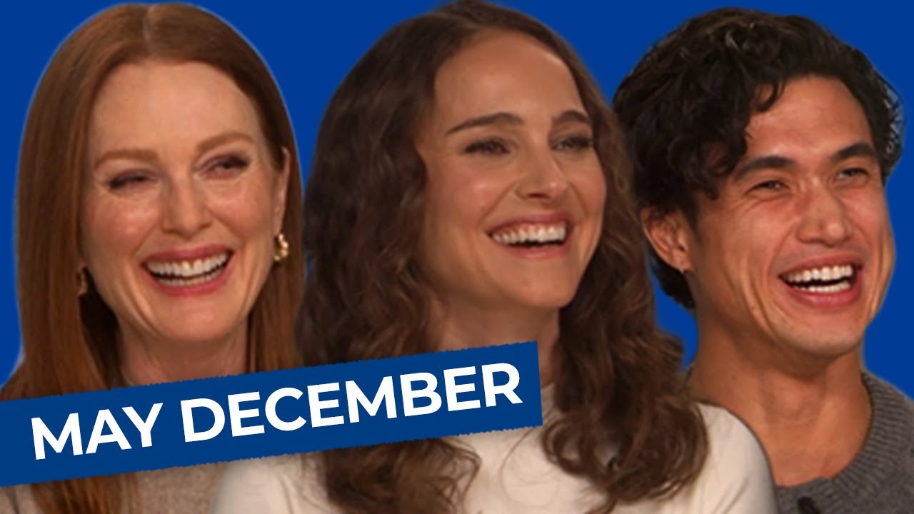 Natalie Portman, Charles Melton & Julianne Moore Adorably Fan Out Over Each Other | May December