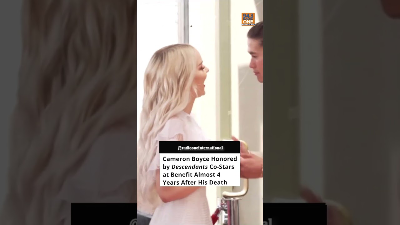 Dove Cameron & Booboo Stewart and Sofia Carson came together to honor their friend  Cameron Boyce.