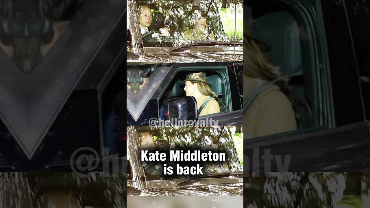Princess Catherine is back! The Waleses are at Balmoral for the annual holidays #katemiddleton