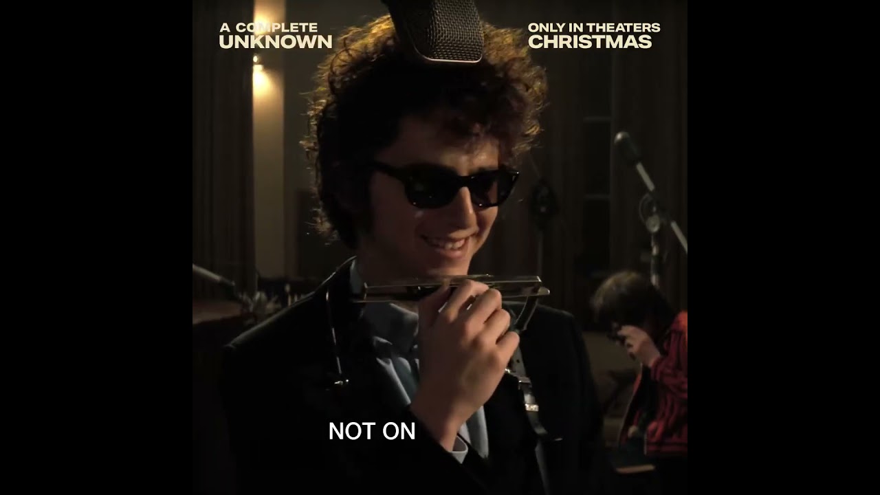 TIMOTHÉE CHALAMET as BOB DYLAN - A COMPLETE UNKNOWN GET TICKETS NOW