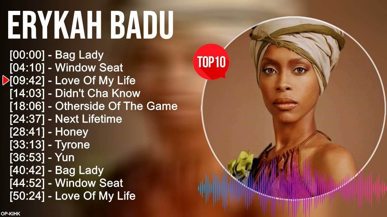 E r y k a h B a d u Greatest Hits ~ Deep Soul Music ~ Top 100 Soul Artists of All Time