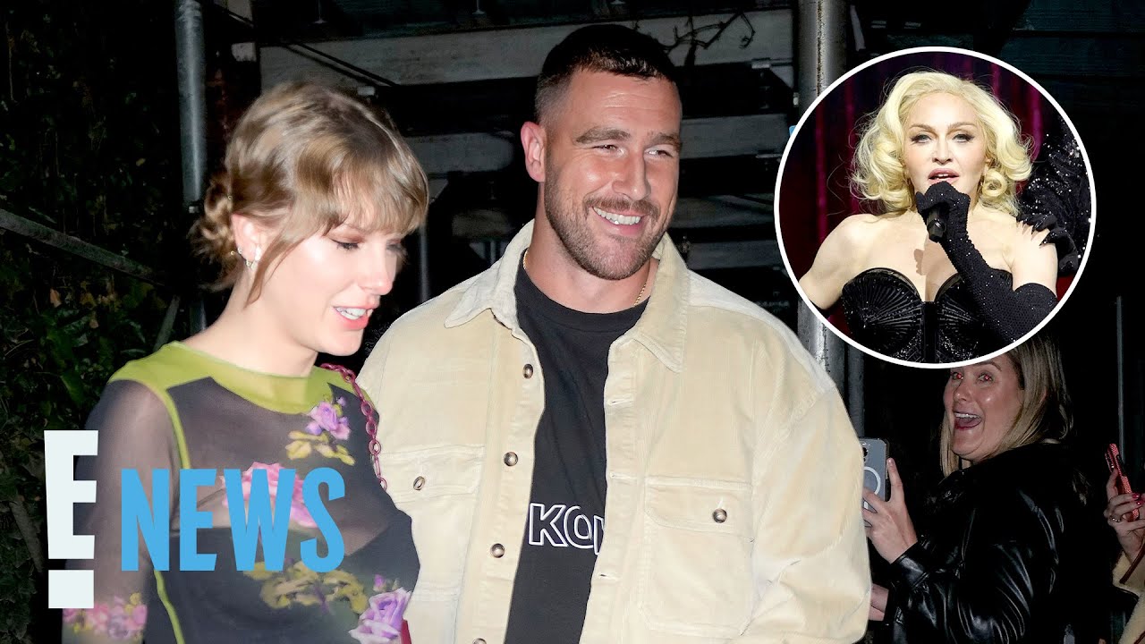 Taylor Swift & Travis Kelce SPOTTED at Madonna's Exclusive 2024 Oscars Party | E! News