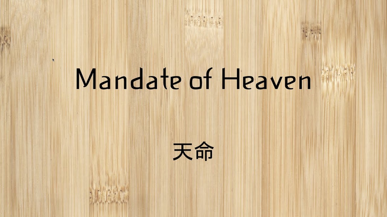 Mandate of Heaven, The Eastern Civilization Podcast