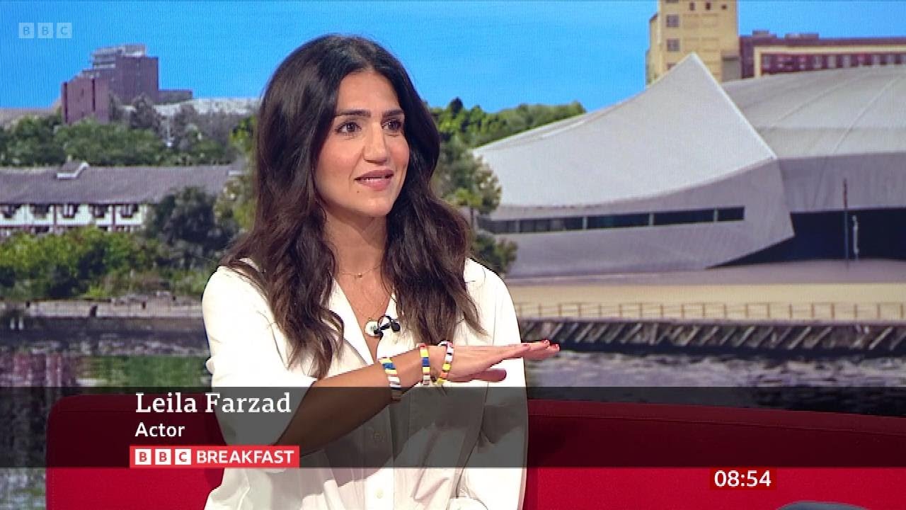 Leila Farzad (I Hate Suzie, Kaos, Bridget Jones Actress) On BBC Breakfast [27.08.2024]