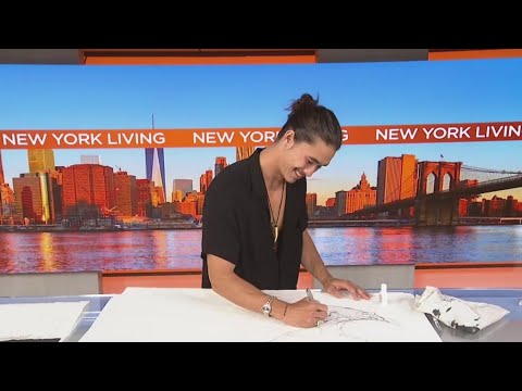 Actor Booboo Stewart prepares for art gallery opening