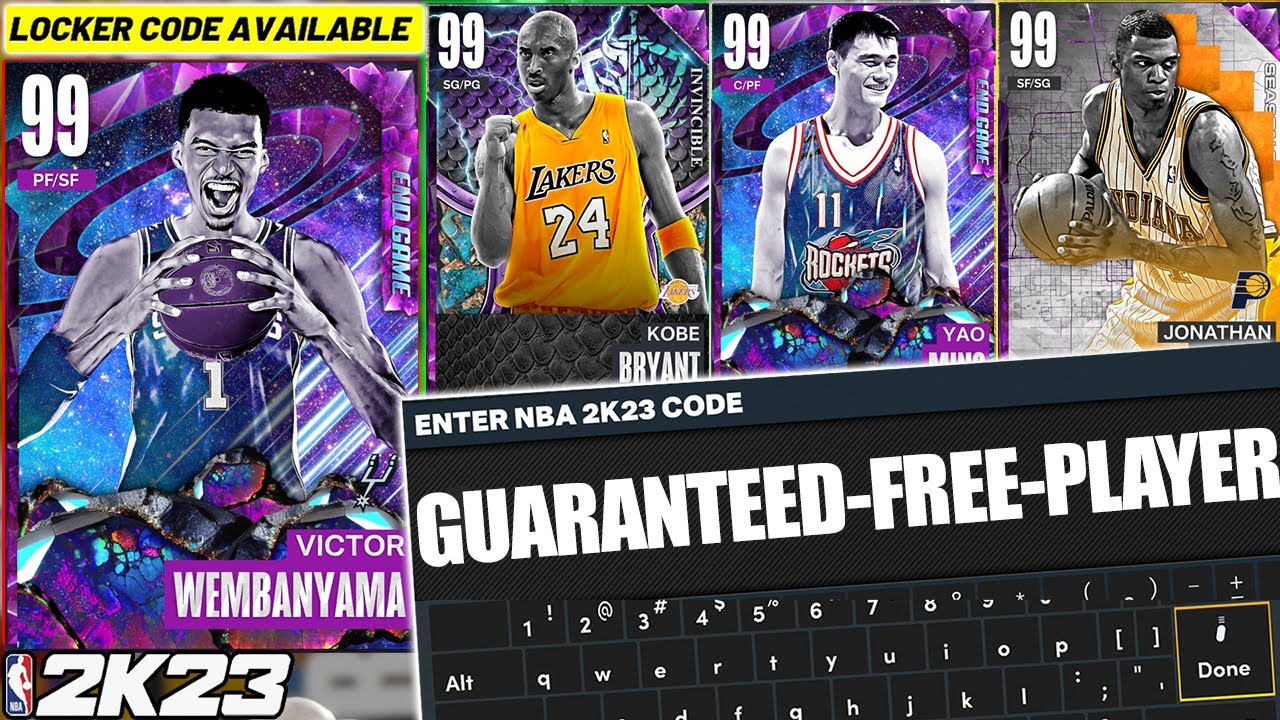 Hurry and Use the New Locker Codes for Guaranteed Free Dark Matter, Invincible or Endgame! NBA 2K23