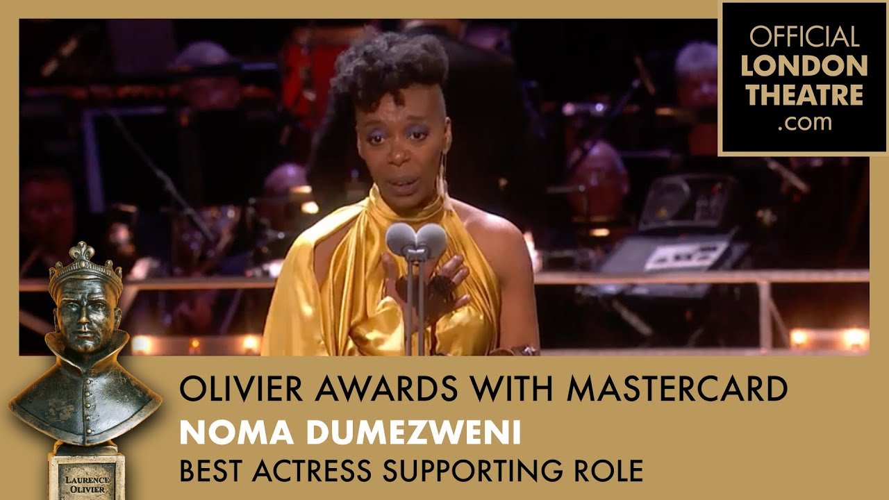 Noma Dumezweni wins Best Supporting Actress in a Play | Olivier Awards 2017 with Mastercard