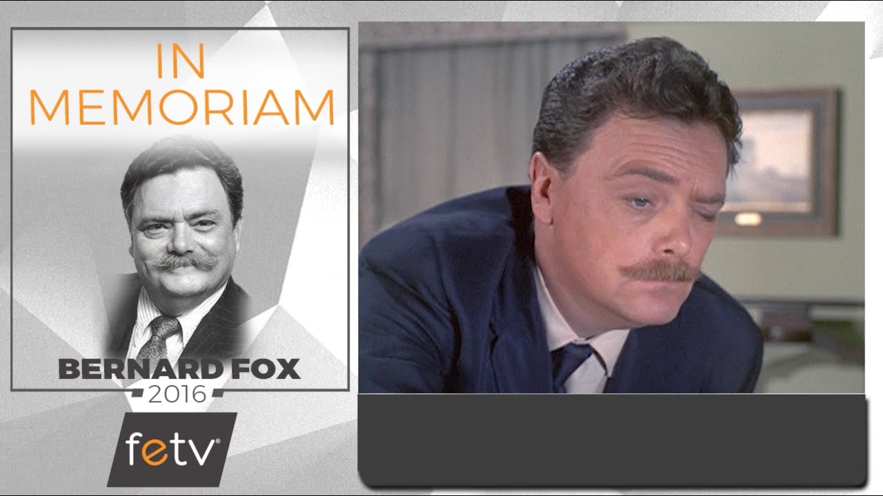 #BornOnThisDay Bernard Fox | Bewitched