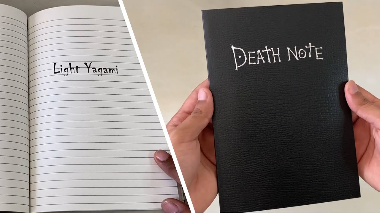 REAL Death Note (Unboxing + ALL Pages) - Includes ALL Character Names + Light's name itself.
