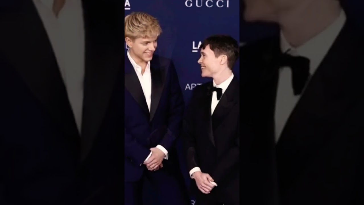 Elliott Page and Mae Martin At LACMA Art + Film Gala 2022 #shorts