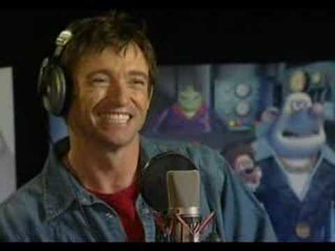Hugh Jackman Flushed Away Recording