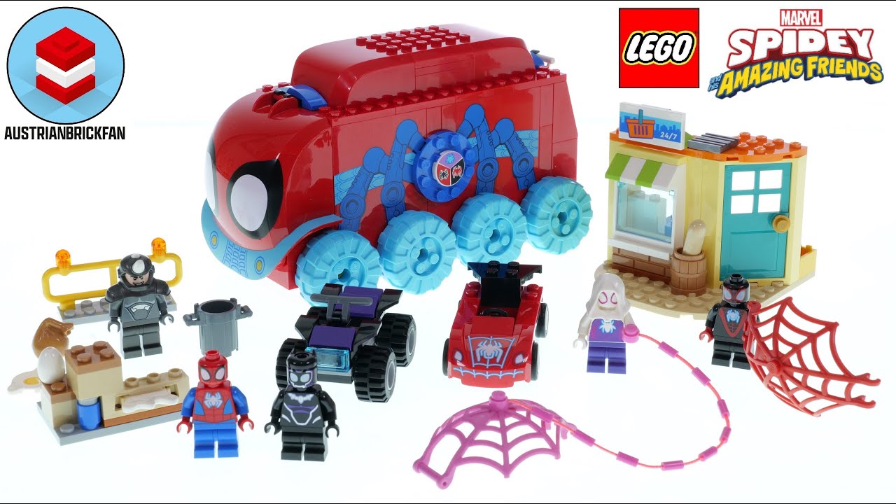 LEGO Marvel 10791 Team Spidey's Mobile Headquarters - LEGO Speed Build Review