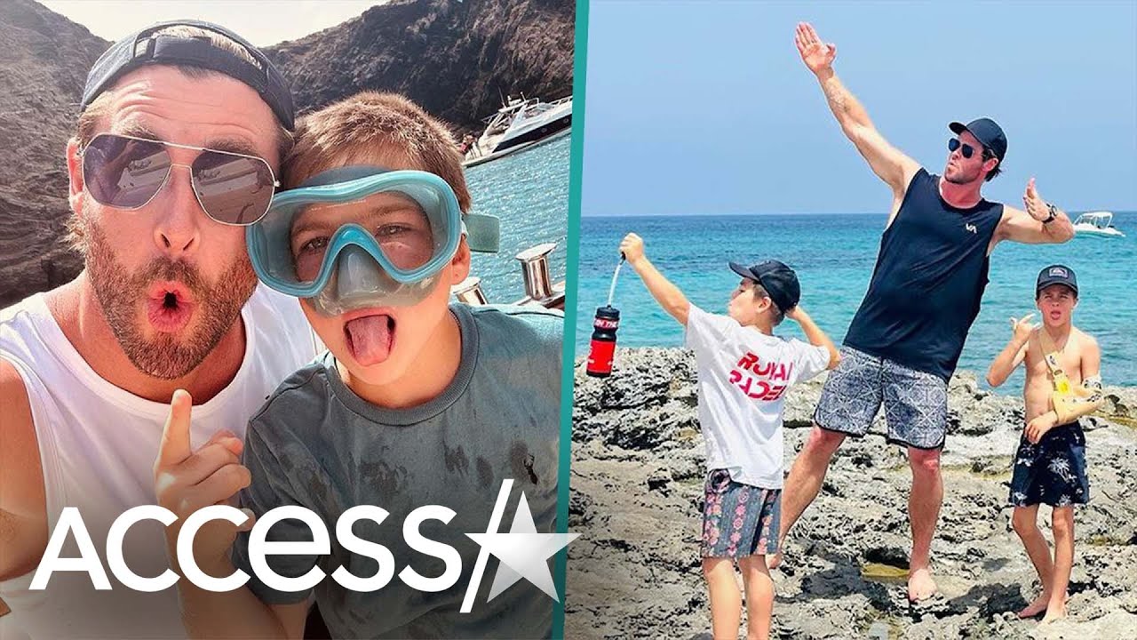 Chris Hemsworth Shares RARE Photos Of His & Elsa Pataky’s Twin Sons