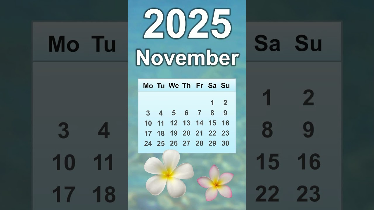 November 2025 Calendar