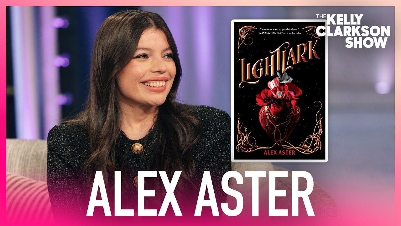 'Lightlark' Author Alex Aster Wows Kristen Bell With Story Of Perseverance | Kelly Extras