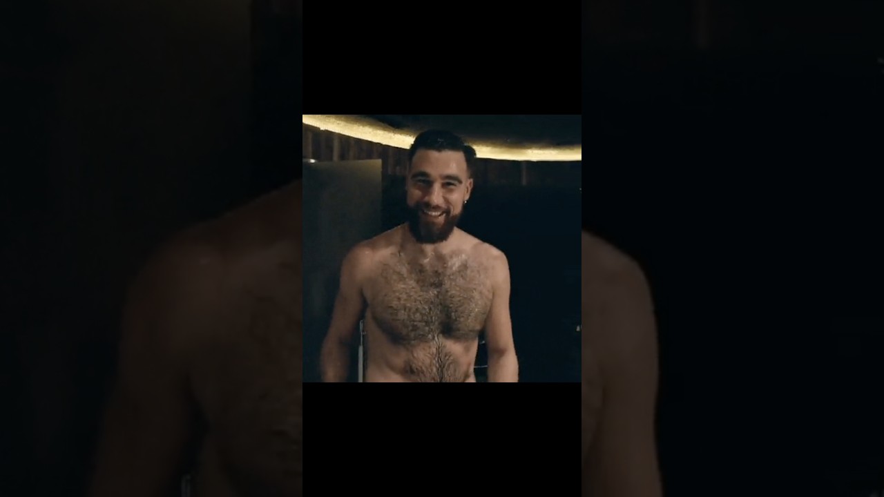 Travis Kelce's Shirtless Spa #taylorswift #youtubeshorts #youtubeshort #youtubeshortsvideo