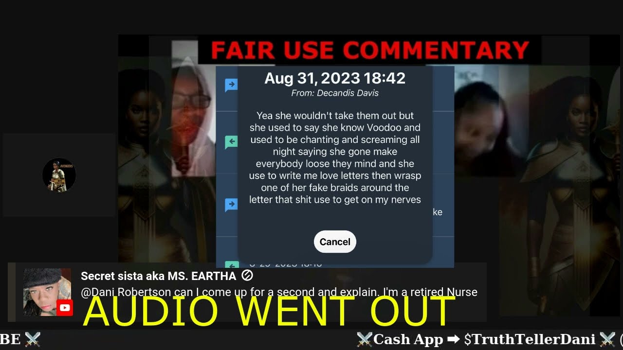 JAGUAR WRIGHT: TRIPLE D LIVE CALL! VOODOO & KANEKALON BRAID HAIR WRAPPED AROUND LETTERS - 9/1/2023!