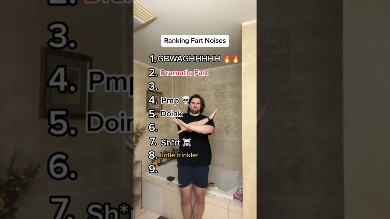 Ranking Fart Noises