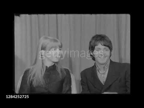 Beatle Paul McCartney & Jane Asher Interview After 1-Month Stay In India With Maharishi | March 1968