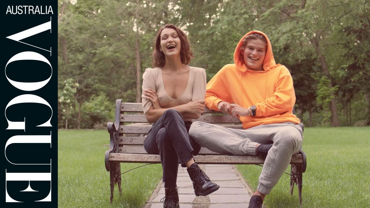 Rapid Fire Questions with Bella Hadid and Jordan Barrett | Vogue Australia