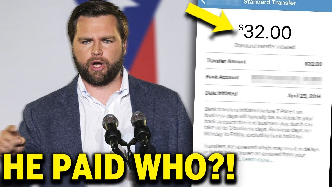 JD Vance's LEAKED Venmo Payments TIE HIM TO THIS...