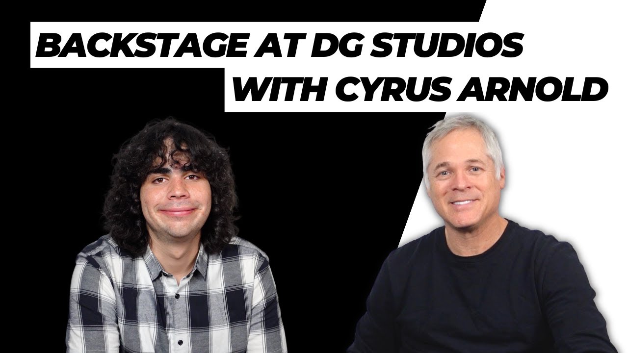 Backstage at David Gray Studios Ft. Cyrus Arnold