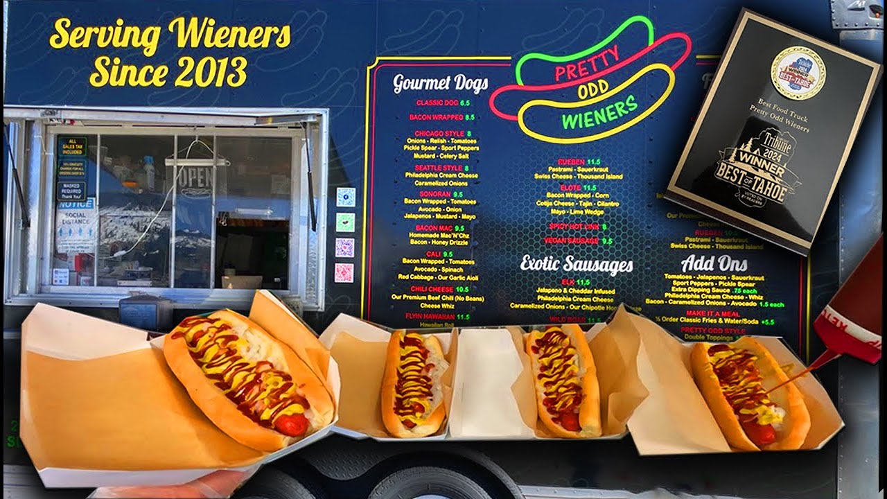 Best Hot Dogs In Lake Tahoe | Food Truck POV