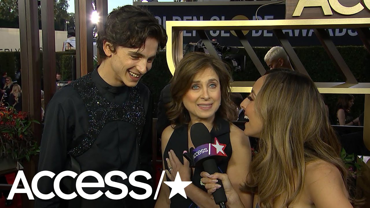 Timothée Chalamet Gets Flustered When Asked About Lily-Rose Depp At The Globes! | Access