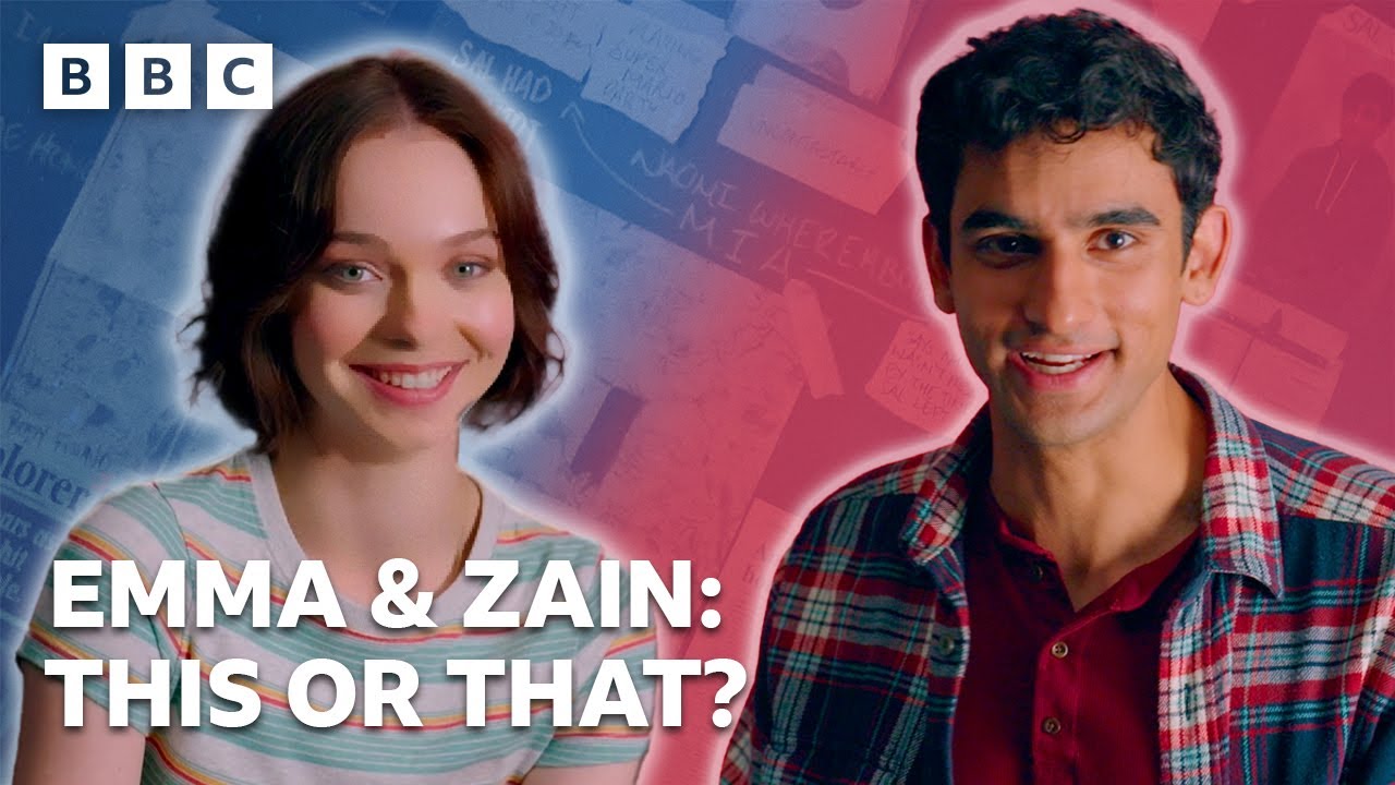 Emma Myers & Zain Iqbal - This or That Challenge | A Good Girl's Guide to Murder - BBC