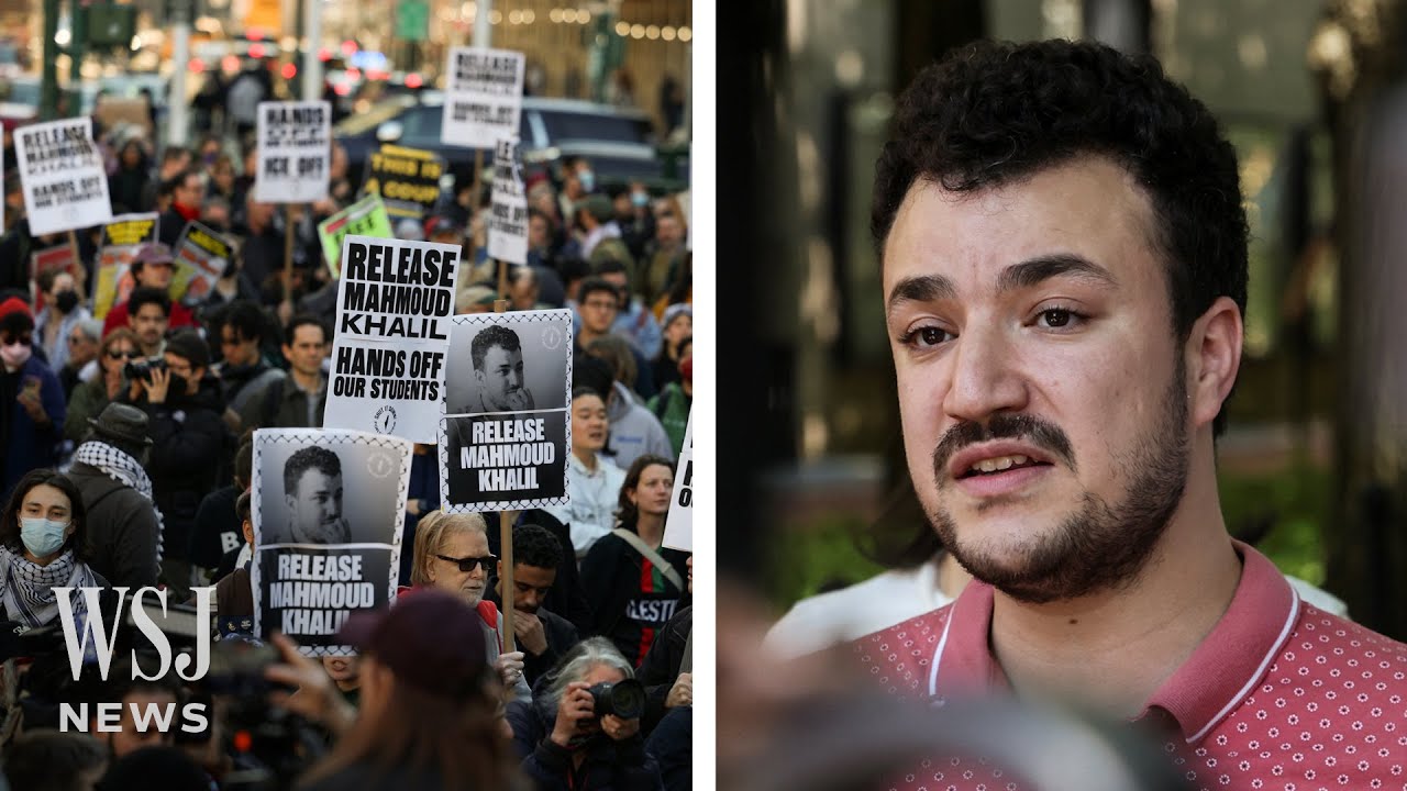 Columbia Students and Faculty Protest Arrest of Mahmoud Khalil | WSJ News