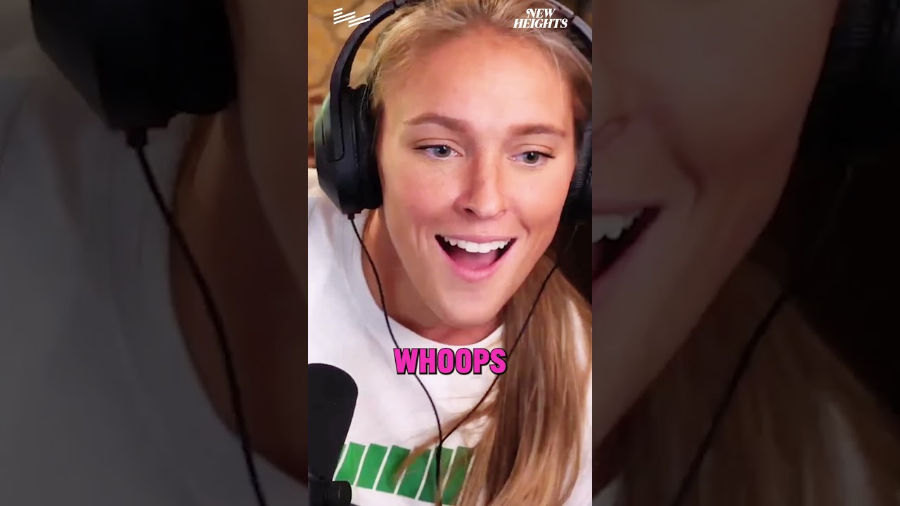 Kylie Kelce had to set the record straight on her infamous hospital room Tik Tok #newheights #nfl