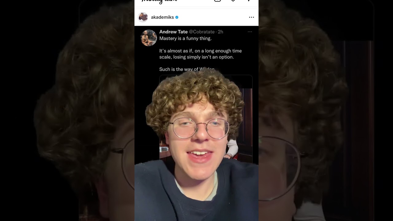 Andrew Tate back on Twitter