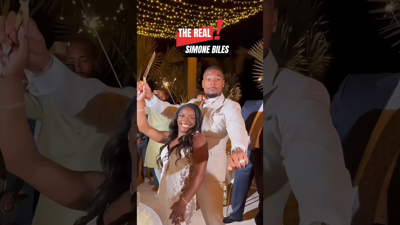 Simone Biles Getting Down At Her Wedding 🔥❤️