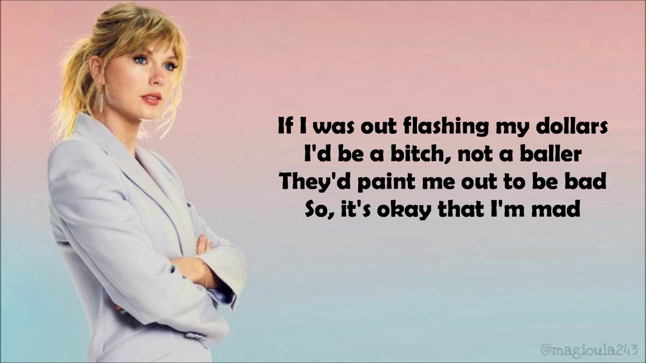 Taylor Swift - The Man (Lyrics)