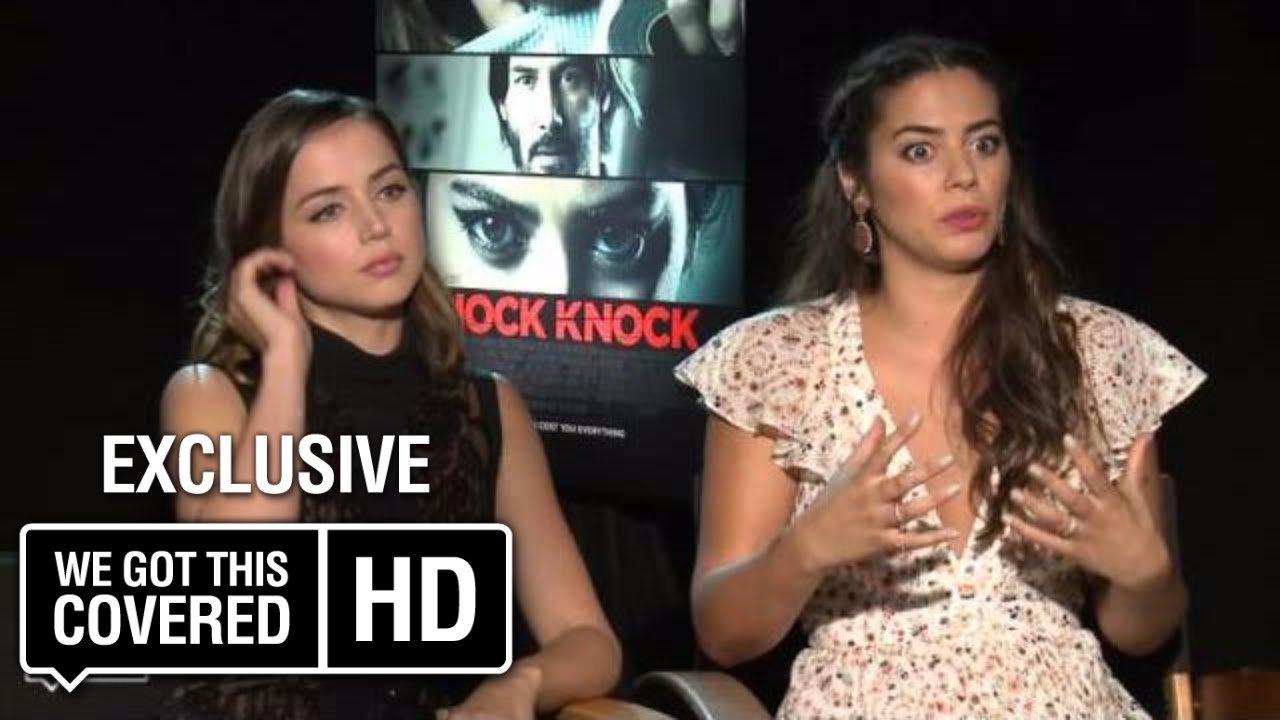 Exclusive Interview: Lorenza Izzo and Ana de Armas Talks Knock Knock [HD]