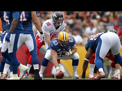 Jeff Saturday's Last Snap with Peyton Manning || 2012 Pro Bowl