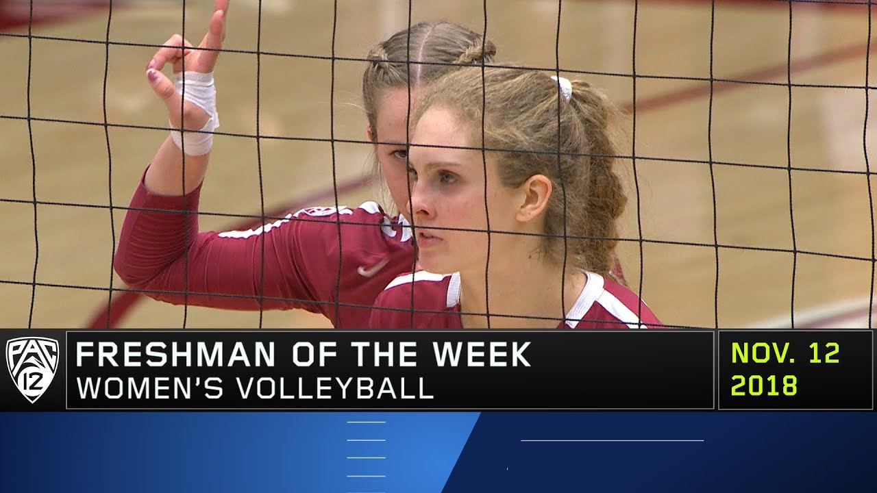 Stanford's Holly Campbell honored as Pac-12 Women's Volleyball Freshman Player of the Week
