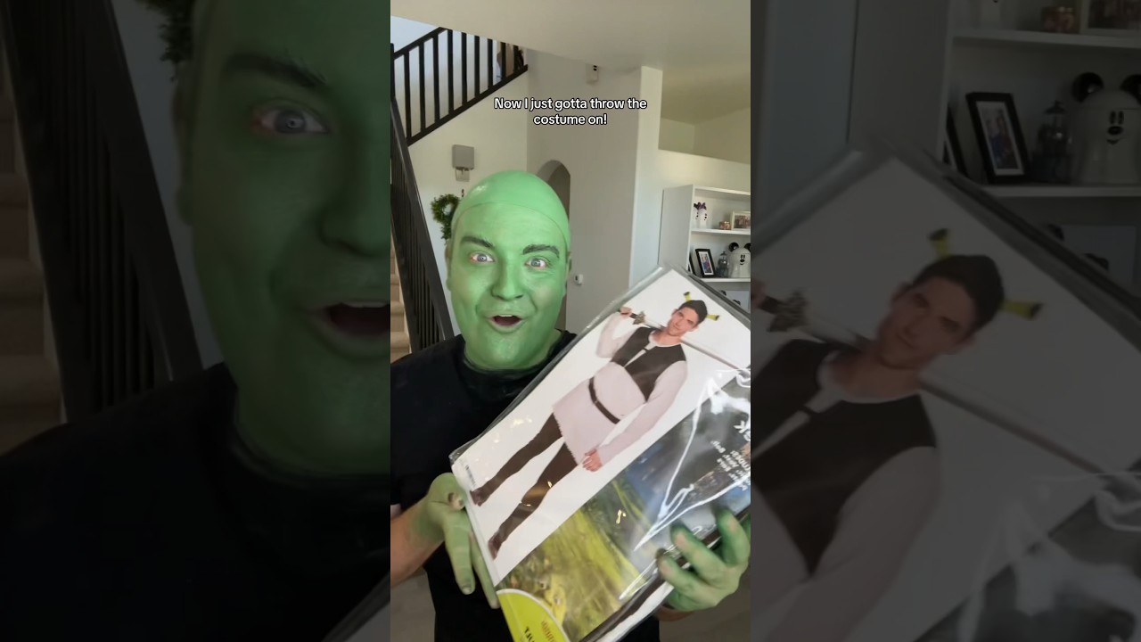 Shrek Costume! #HalloweenWithShorts