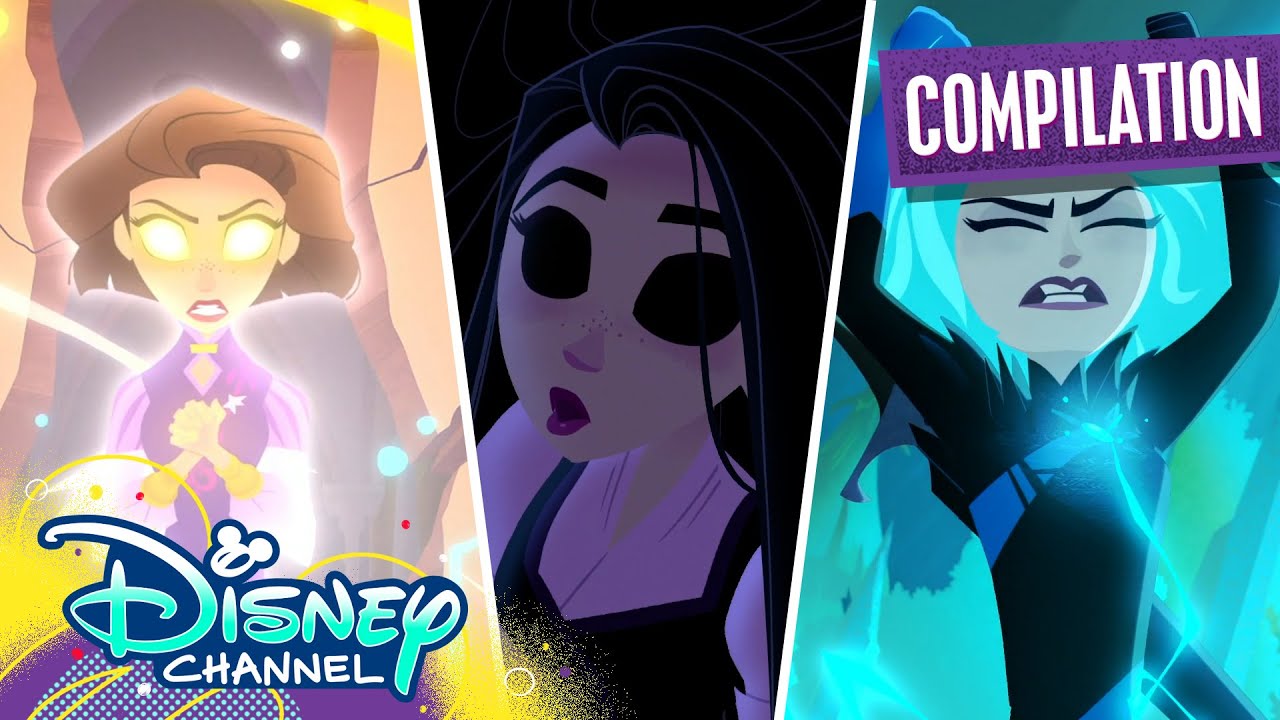 Every Incantation Compilation | Rapunzel's Tangled Adventure | Tangled: The Series | @disneychannelanimation