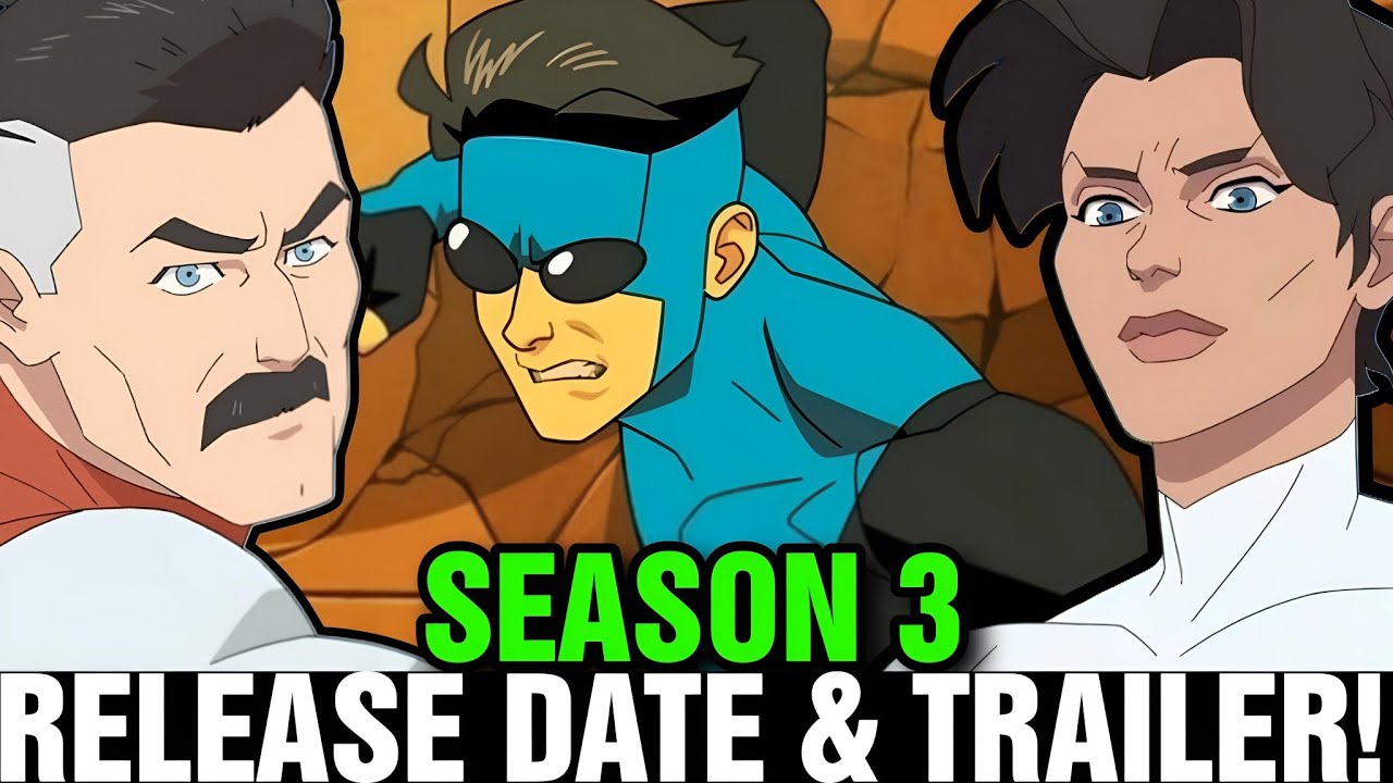 INVINCIBLE SEASON 3 RELEASE DATE AND TRAILER - [Official]