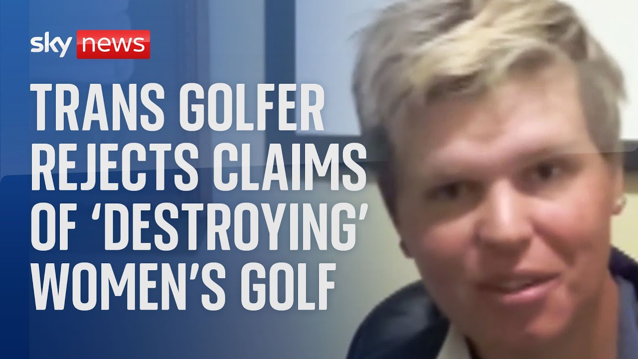 Trans golf winner Hailey Davidson dismisses claims she is 'destroying women's golf'