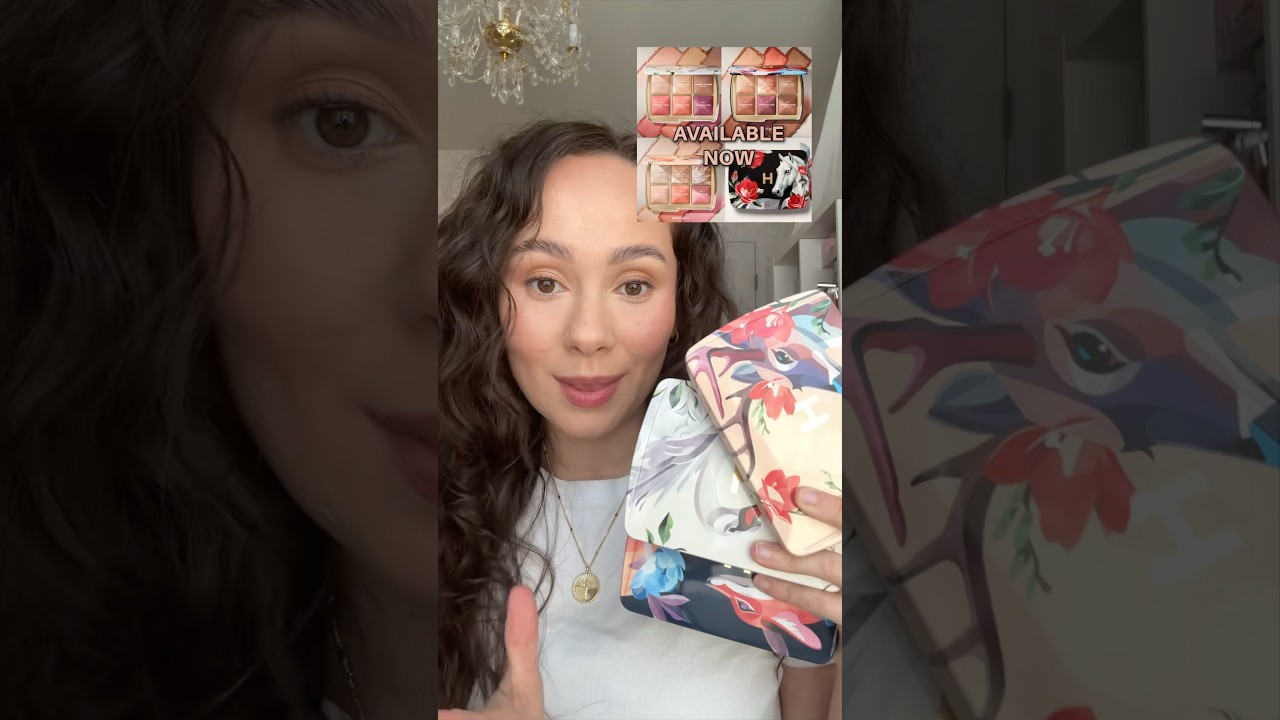 ALL HOURGLASS HOLIDAY PALETTE SWATCHED!! FIRST IRL LOOK