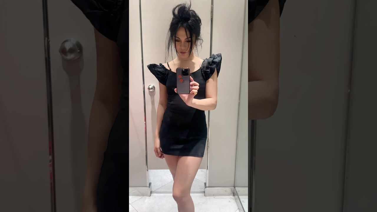Buy or Pass ? #lbd #littleblackdress #shorts #shortsfeed #shortvideo #fyp #reels #nylon #tights