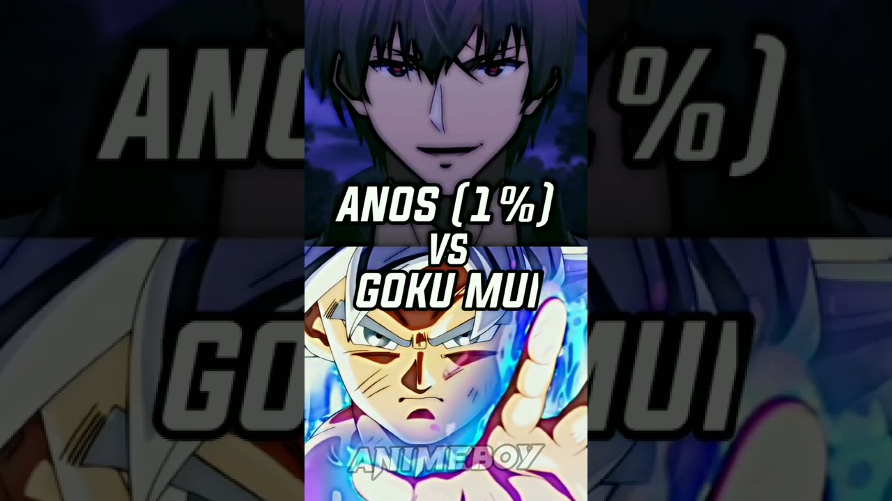 GOKU MUI VS ANOS VOLDIGOAD (1%) | who is Stronger #anime #shorts #goku #dragonballz #animeedits