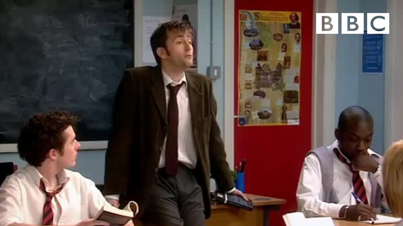 David Tennant is Catherine Tate's new English teacher! | Comic Relief - BBC